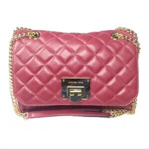 Michael Kors Vivianne Quilted Leather Shoulder Bag Crossbody Handbag Retail $398